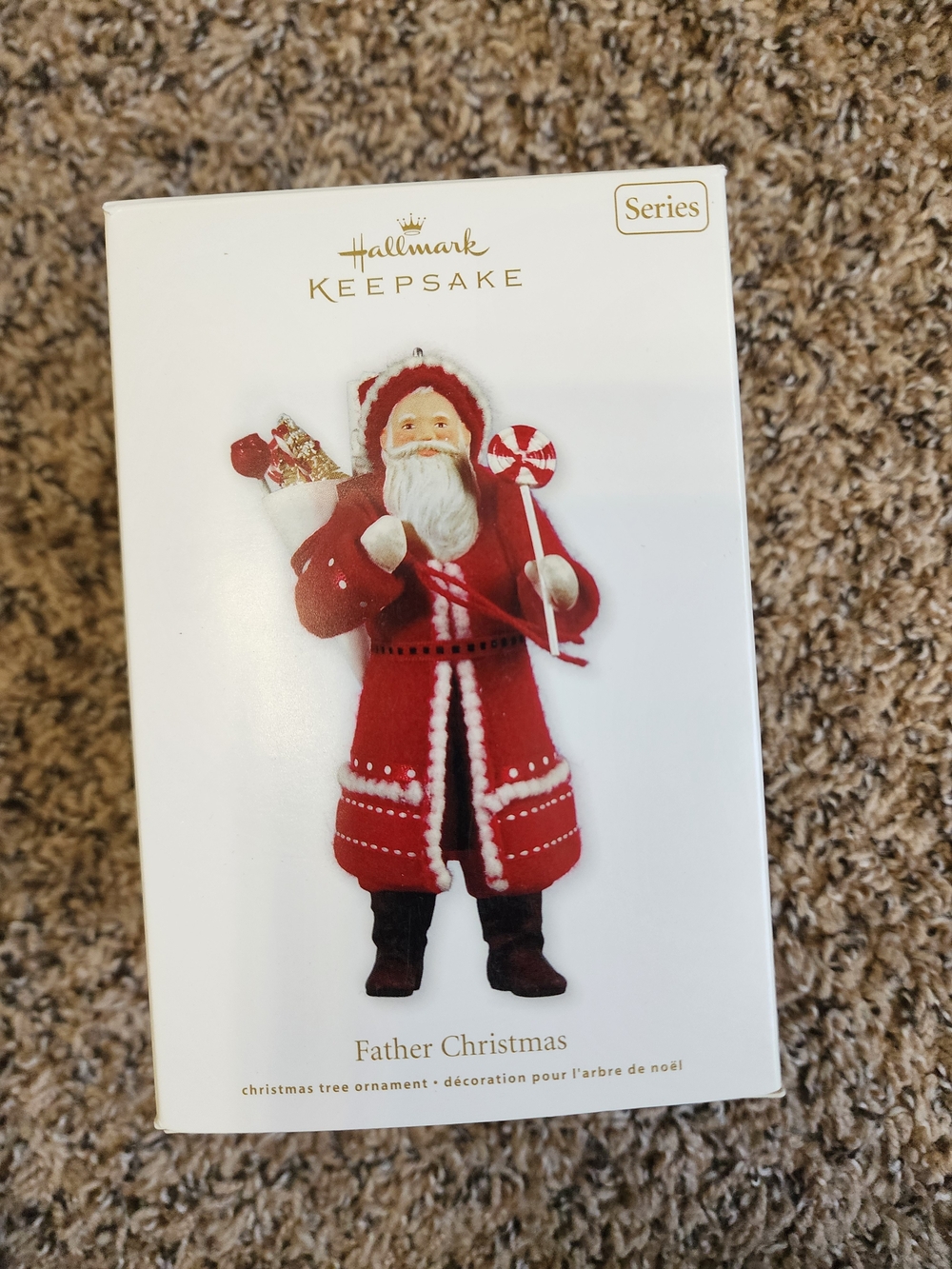 Hallmark Red & White Father Christmas Keepsake Ornament